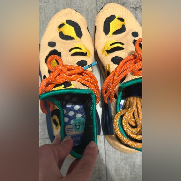 Pharrell x NMD Human Race 'Animal Print - Pulse Amber' 5 1/2 Men’s / Kids - Picture 3 of 3
